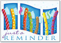 Happy Toothbrushes Postcard