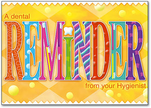 Reminder Type Standard Postcard