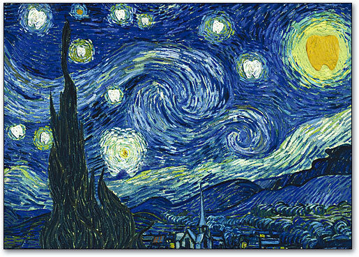 Starry Teeth Standard Postcard
