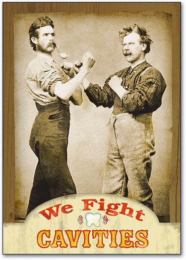 We Fight Cavities Postcard