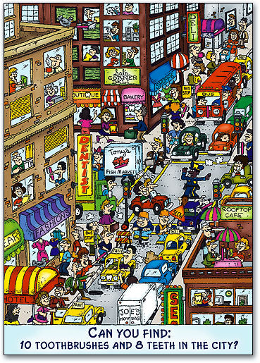 Dental City Postcard