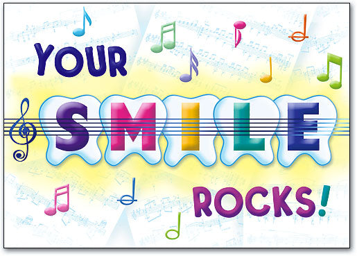 Your Smile Rocks Postcard
