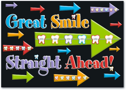 Great Smile Straight Ahead Postcard