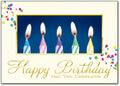 Golden Birthday Postcard