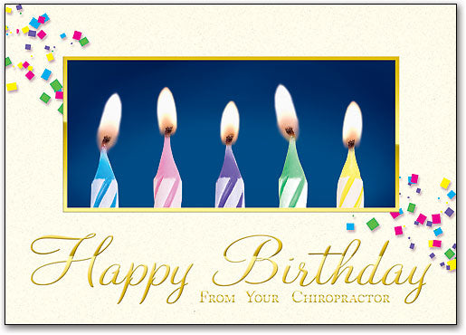 Golden Birthday Postcard