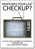 Retro TV Reactivation Postcard