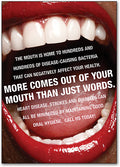 Health Words Postcard