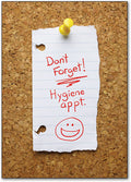 Corkboard Hygienist Postcard