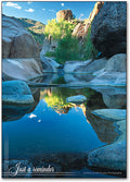 Calm Blue Water Postcard