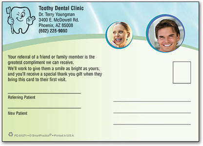Four Circle Smile Postcard