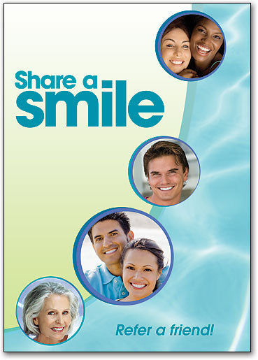 Four Circle Smile Postcard