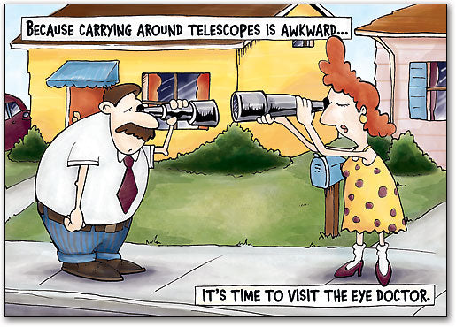 Eyecare Telescopes Postcard