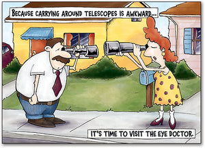 Eyecare Telescopes Postcard