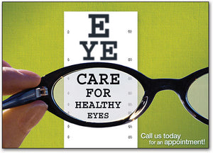 Optometry Glasses Postcard