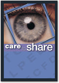 Blue Eye Square Referral Standard Postcard