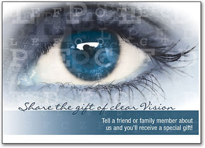 Blue Eye Share Customisable Standard Postcard