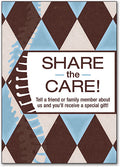 Spine Diamond Share Referral Postcard