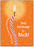 Birthday is Back Postcard