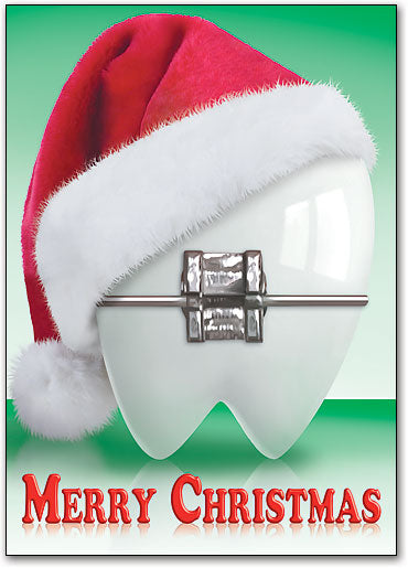 Santa Hat Tooth Postcard