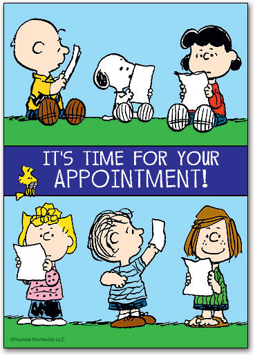 Peanuts Pass Note Postcard