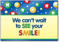 Bubble Teeth Standard Postcard