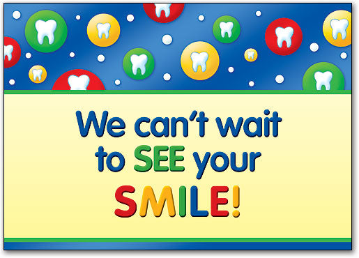 Bubble Teeth Standard Postcard