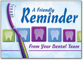 Teeth and a Brush Postcard