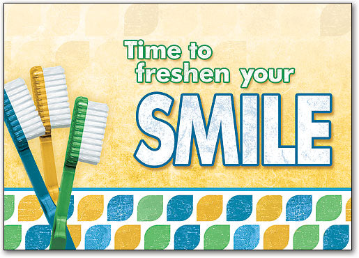 Lemon Brush Trio Standard Postcard