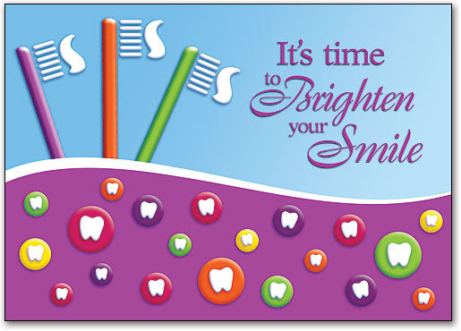 Time To Brighten Postcard