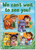 Sqwiggly&reg; Zoofari See You Postcard
