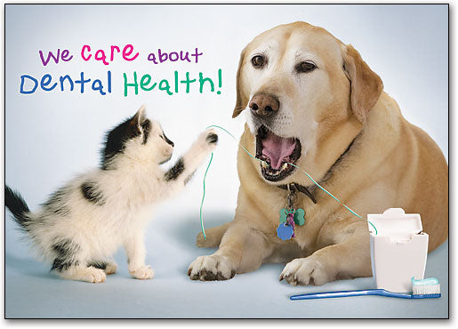 Flossing Friends Standard Postcard
