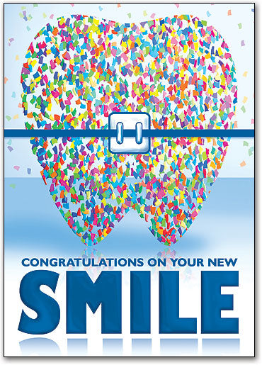 Confetti Congratulations Standard Postcard