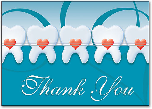Happy Hearts Thank You Postcard