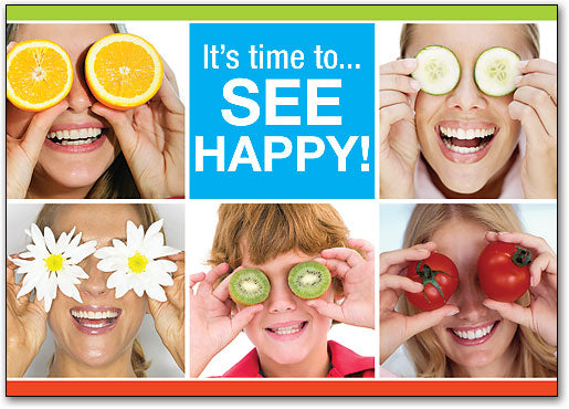 See Happy customisable Postcard