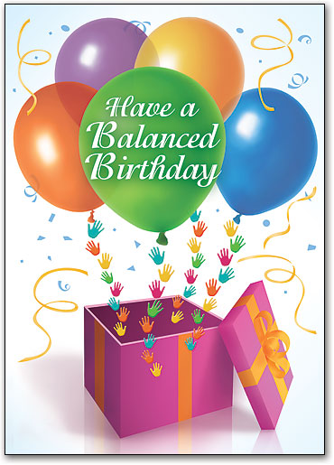 Box of Balloons Postcard