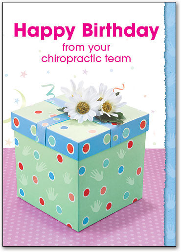 Polka Dot Birthday Postcard