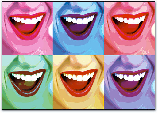 Poster Smiles Postcard