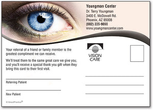 Blue Eye Customisable Standard Postcard