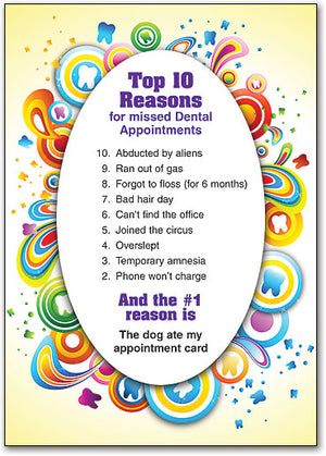 Top 10 Reasons customisable Postcard
