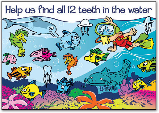 Scuba Search Postcard