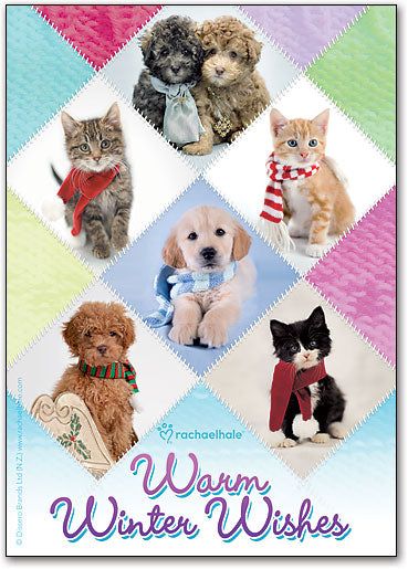 Warm Winter Wishes Deluxe Postcard