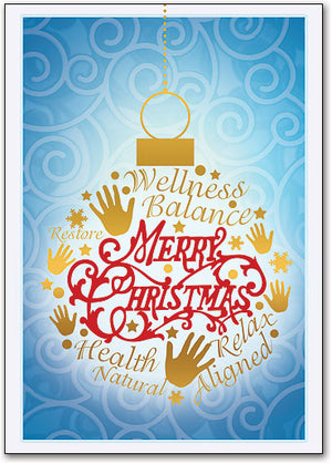 Words of Wellness Deluxe Holiday Postcard