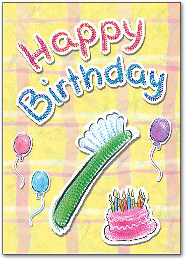Cut Out Birthday Postcard