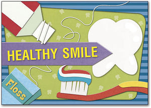 Points To A Healthy Smile Postcard