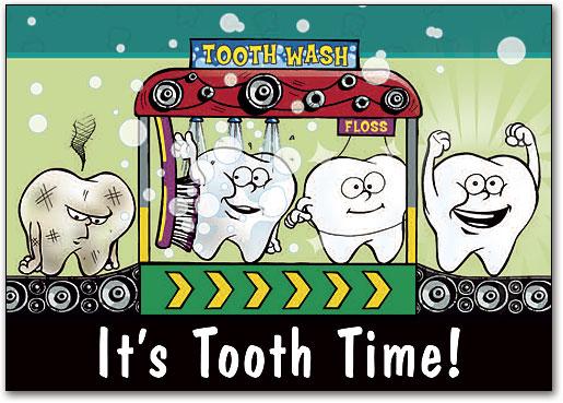 Tooth Wash Customisable Standard Postcard