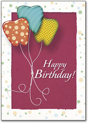 Birthday Balloon Bouquet Customisable Standard Postcard