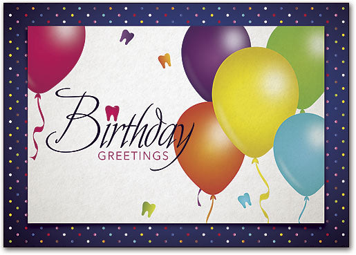 Plenty of Confetti Birthday Postcard