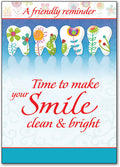 Artsy Teeth Customisable Standard Postcard