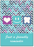 Dental Chevrons Customisable Postcard
