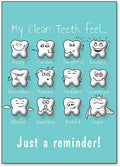 Feely Teeth Customisable Postcard
